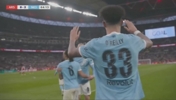 4分钟两连击!奥赖利头球破门梅开二度!曼城2-0领先枪手!
